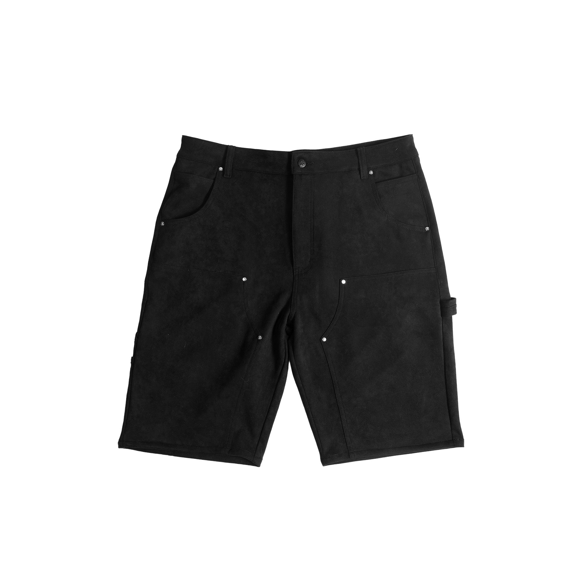 Suede Double Knee Shorts